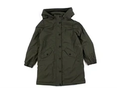 Kids ONLY rosin/black sherpa foret regnfrakke